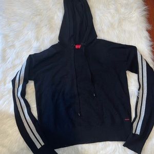 N philanthropy black hoodie sweater